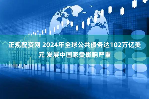 正规配资网 2024年全球公共债务达102万亿美元 发展中国家受影响严重